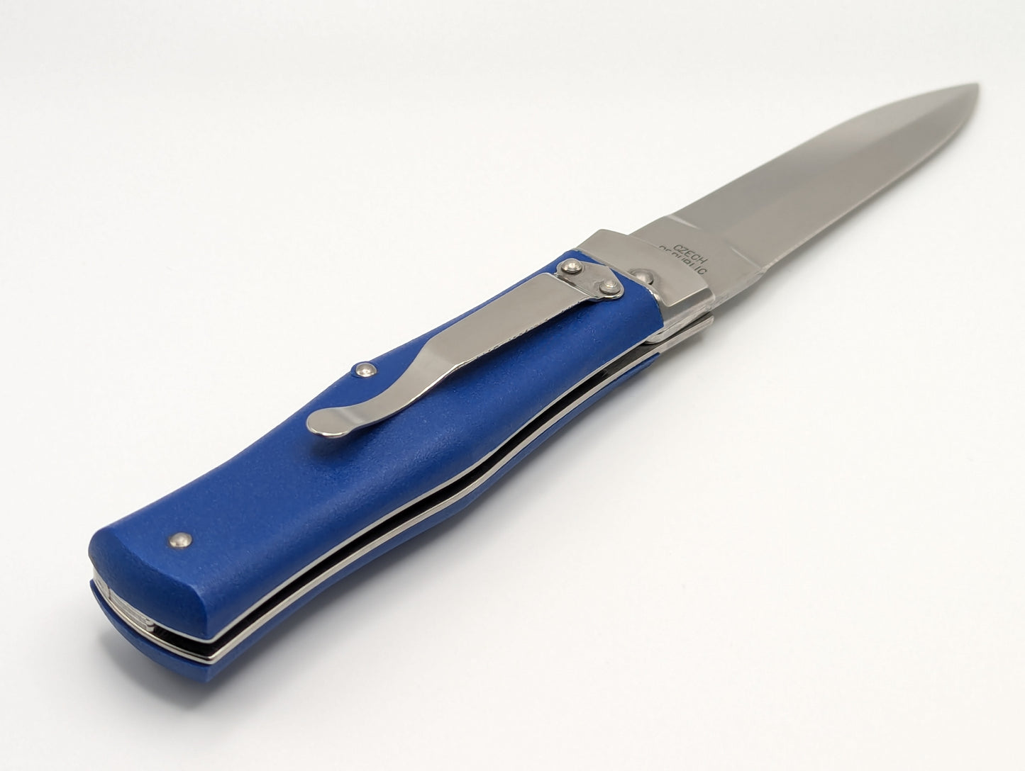 BLUE MIKOV PREDATOR AUTOMATIC LEVERLOCK KNIFE