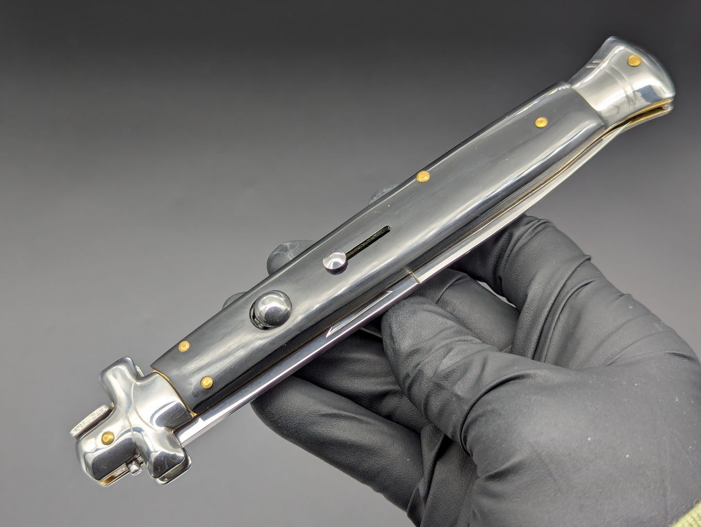 13" BLACK COMPOSITE MALTESE ITALIAN STYLE STYLE