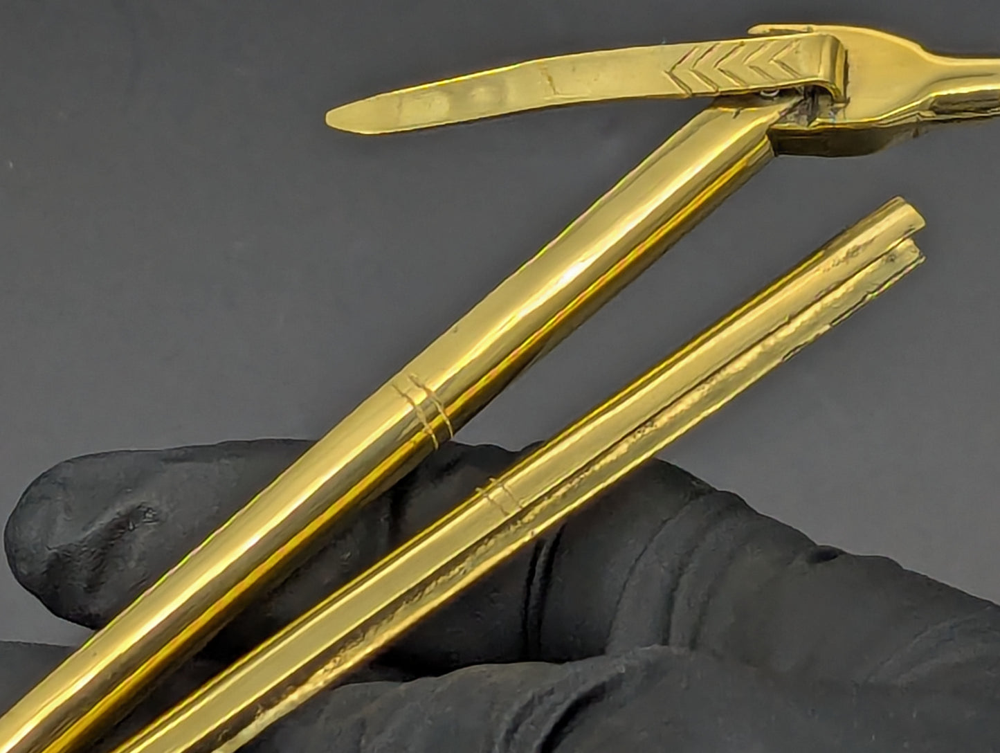 "FHM" PHILIPPINES HANDMADE BRASS BALISONG PEN