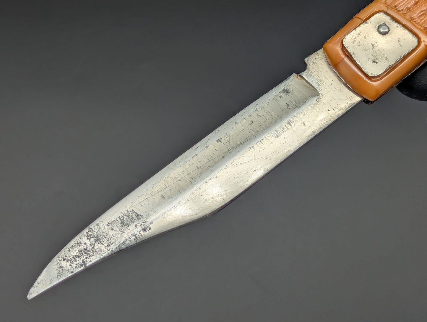 VINTAGE RUSSIAN VORZMA CITY AUTOMATIC HUNTING KNIFE