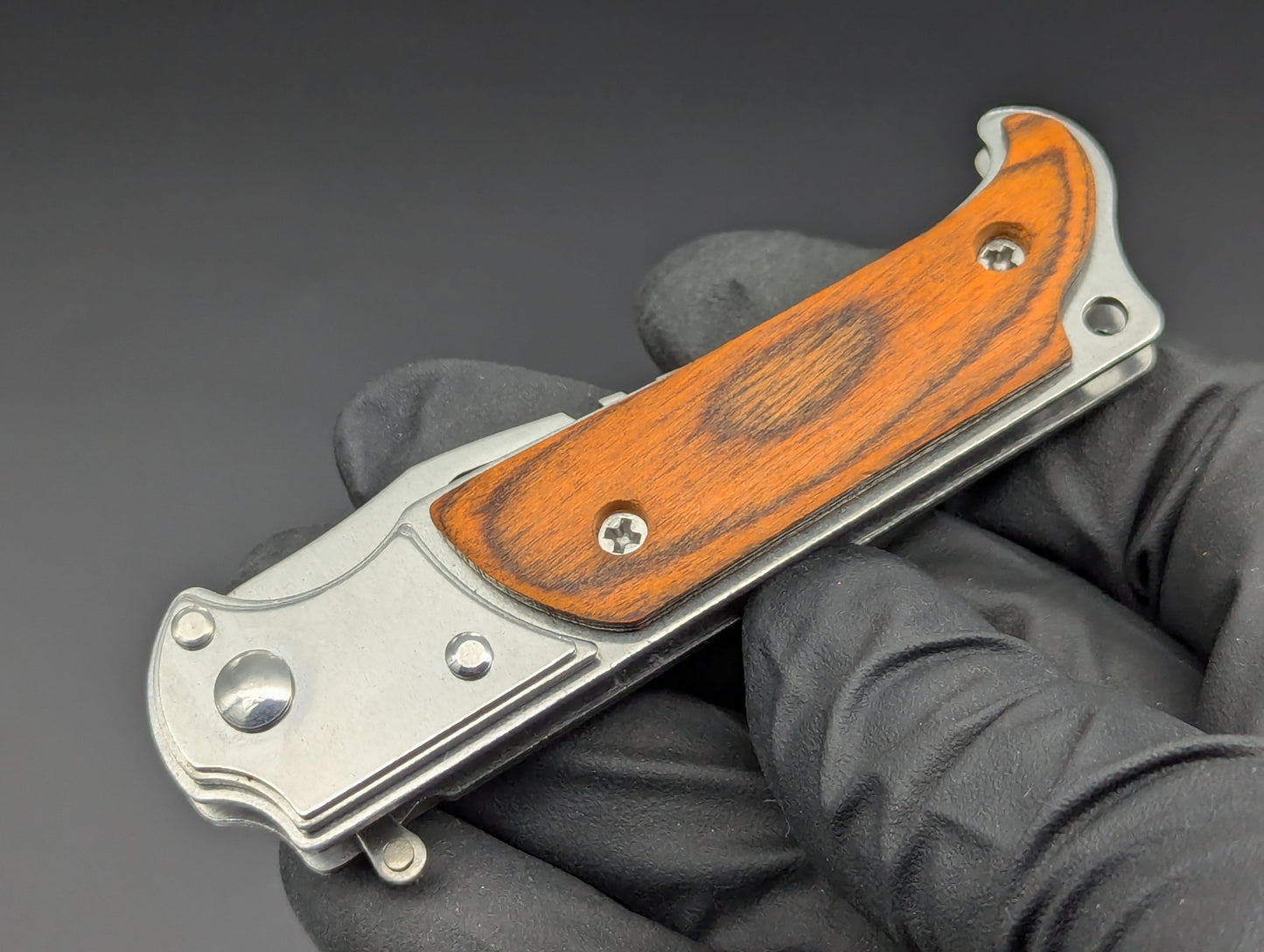 5.75" MINI ROSEWOOD SWITCHBLADE KNIFE