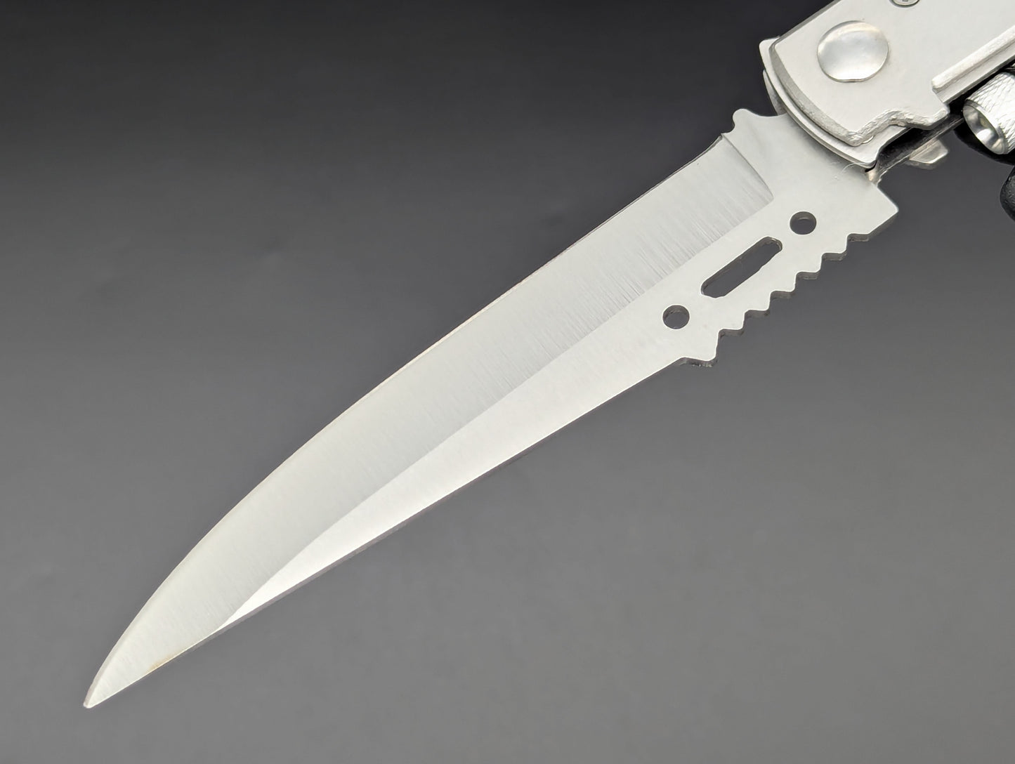 XL RIFLE FLASHLIGHT AUTOMATIC KNIFE ROSEWOOD