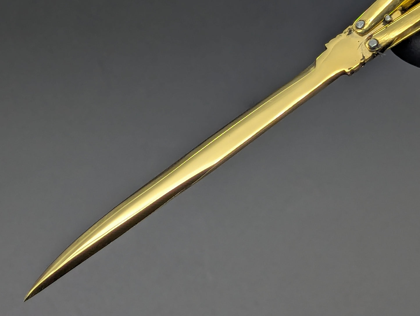 "FHM" PHILIPPINES HANDMADE BRASS BALISONG PEN