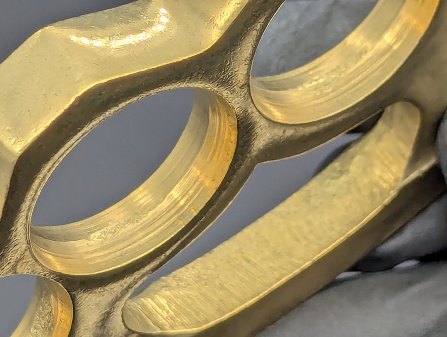 SOLID CAST BRASS SQUARE TOP BRASS KNUCKLE DUSTER