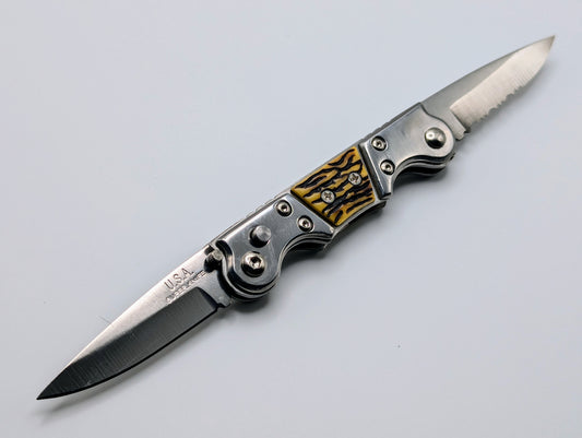 NOS Dual Blade Automatic Knife Cali-Legal