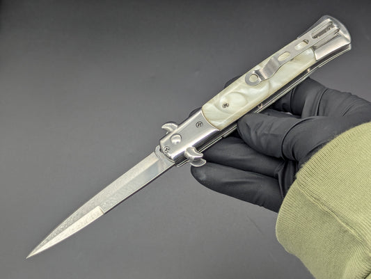 FAUX PEARL MILANO DIABLO STILETTO