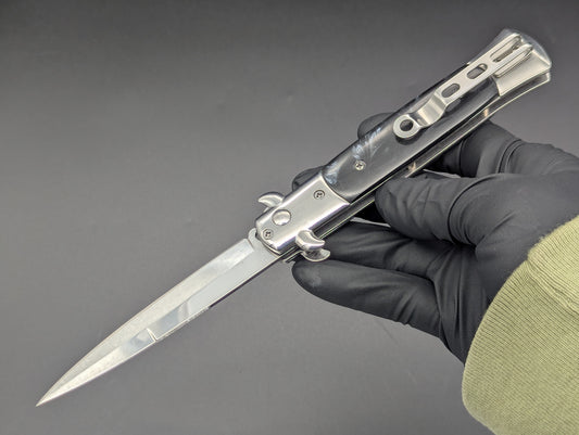 BLACK PEARL MILANO DIABLO STILETTO SWITCHBLADE