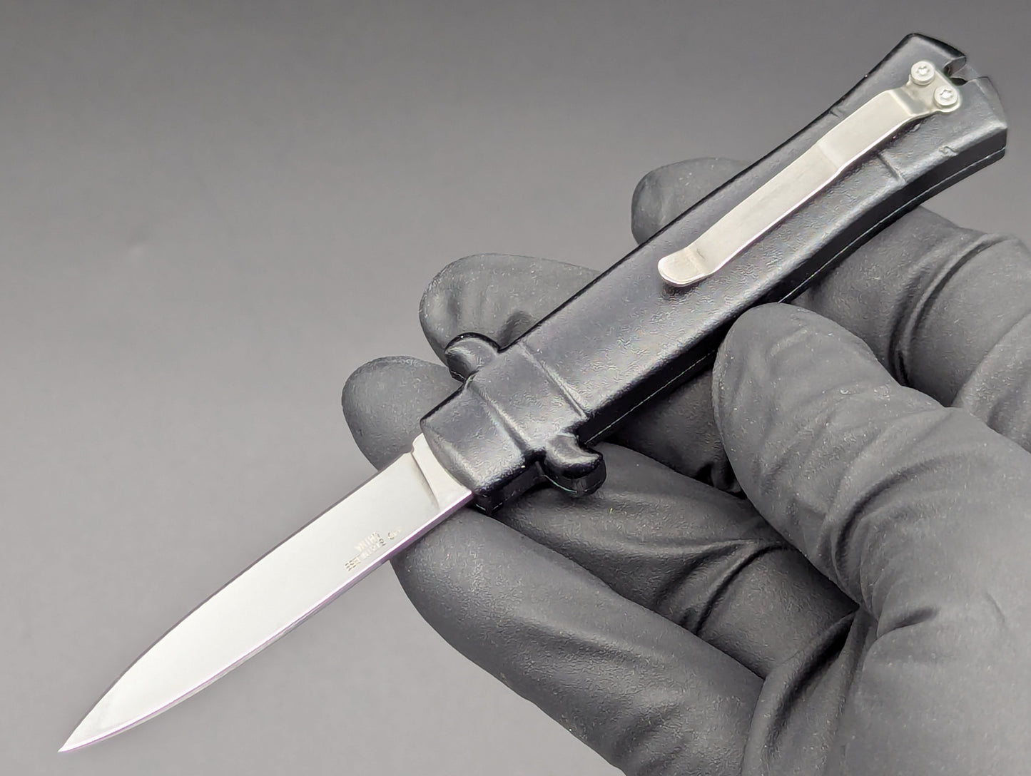 3.25" BLACK MINI D/A OTF KNIFE