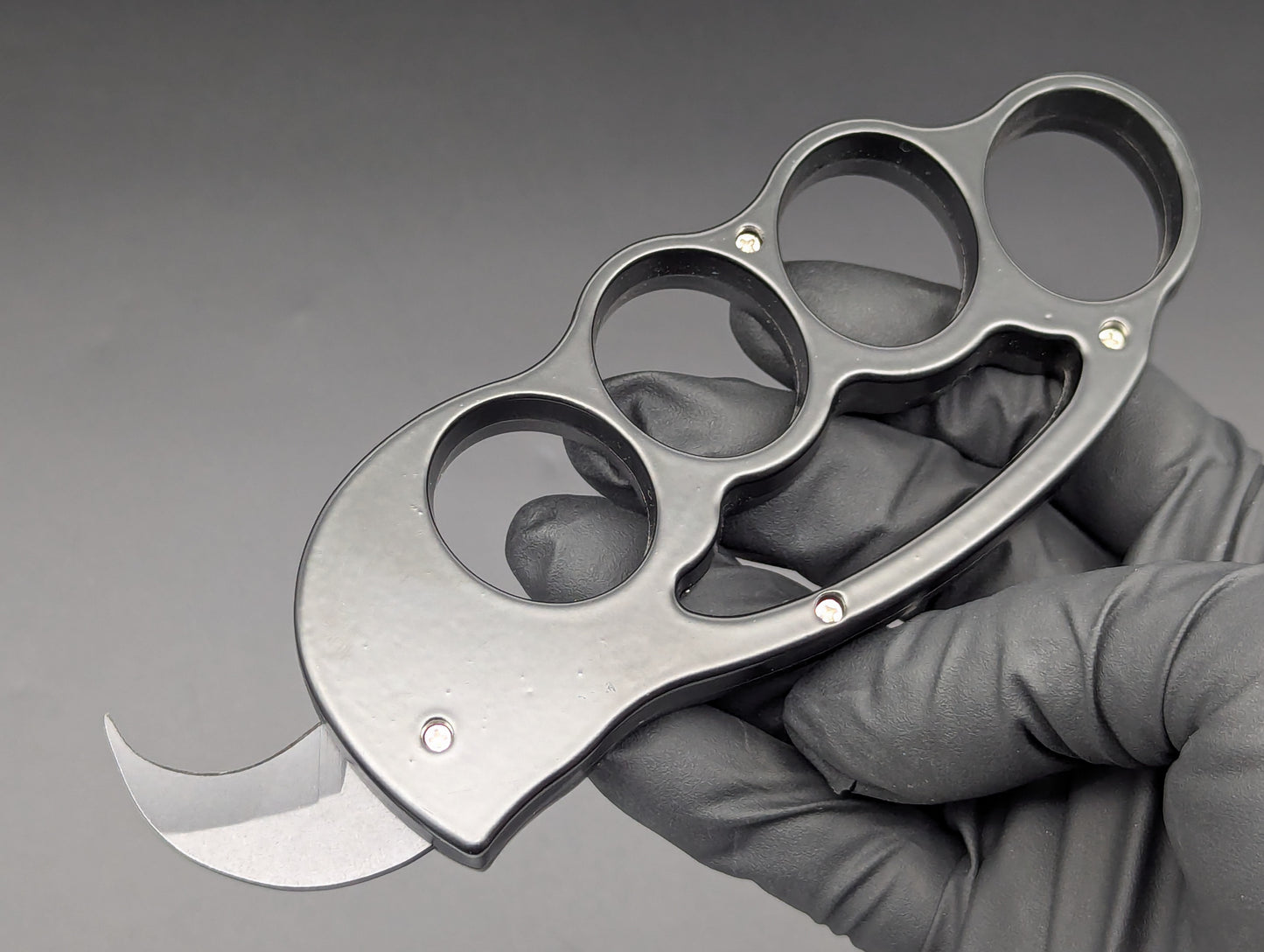 KNOCK OUT DUSTER KARAMBIT AUTOMATIC KNIFE BLACK