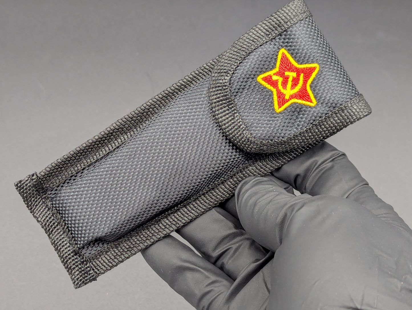 USSR Hidden Release Automatic Knife Dark Wood