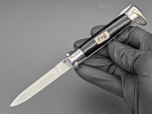 6.5" VINTAGE MICKEY EARS RIZZUTTO STYLE SWITCHBLADE KNIFE 1