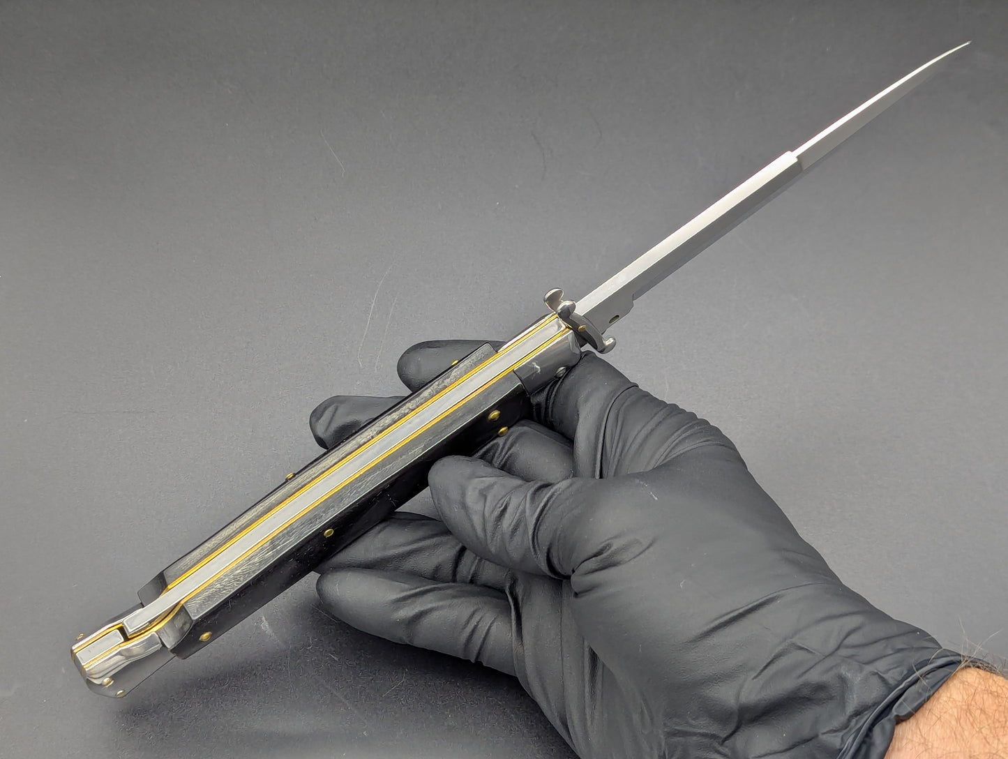 29cm Frank B Buffalo Horn Swinguard Bayonet Blade