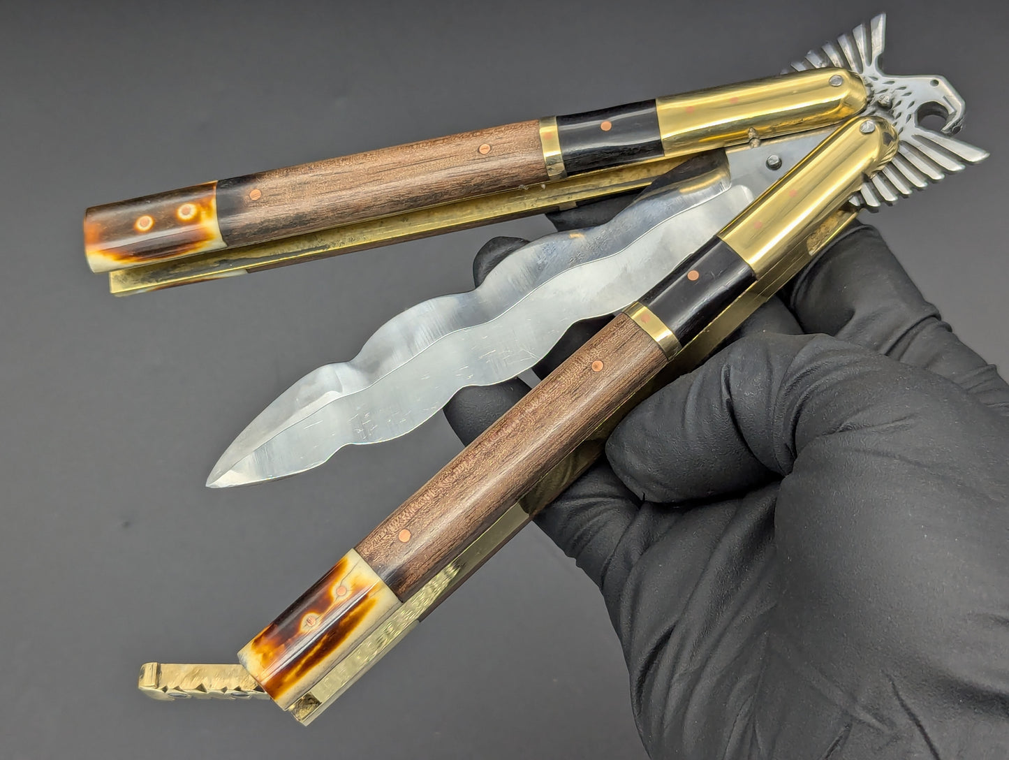 11" Eagle Tang Philippines Handmade Balisong Kris