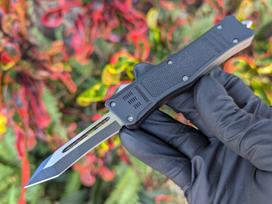 7" Mini Reverse Tanto Tactical D/A OTF Knife