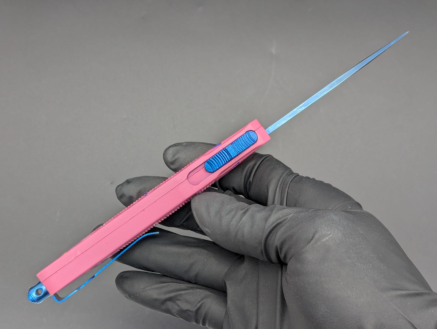 8.25" PINK SPRINKLE DONUT D/A AUTOMATIC OPENING OTF KNIFE