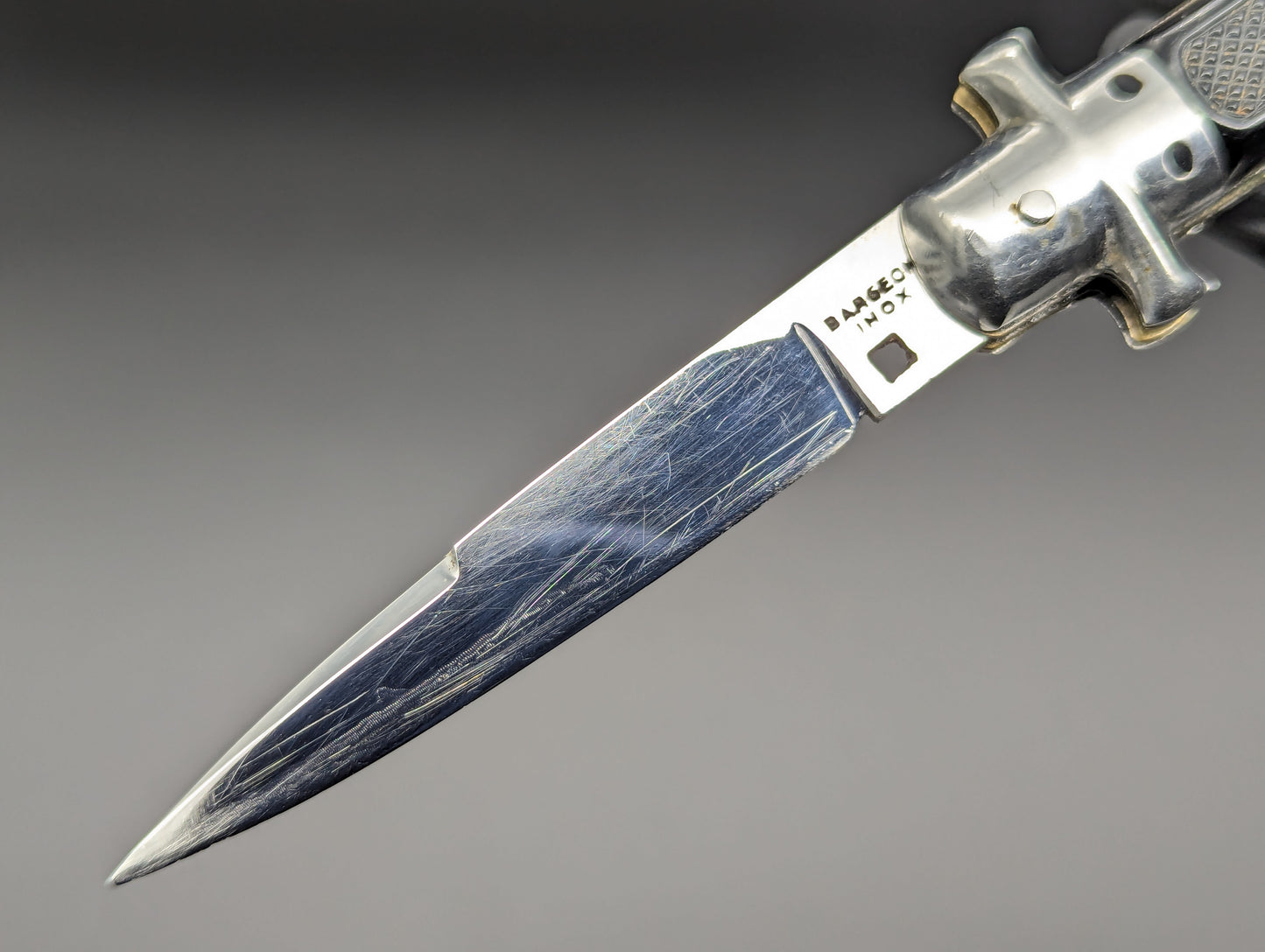 ANTIQUE FRENCH BARGEON MALTESE SWITCHBLADE KNIFE LG