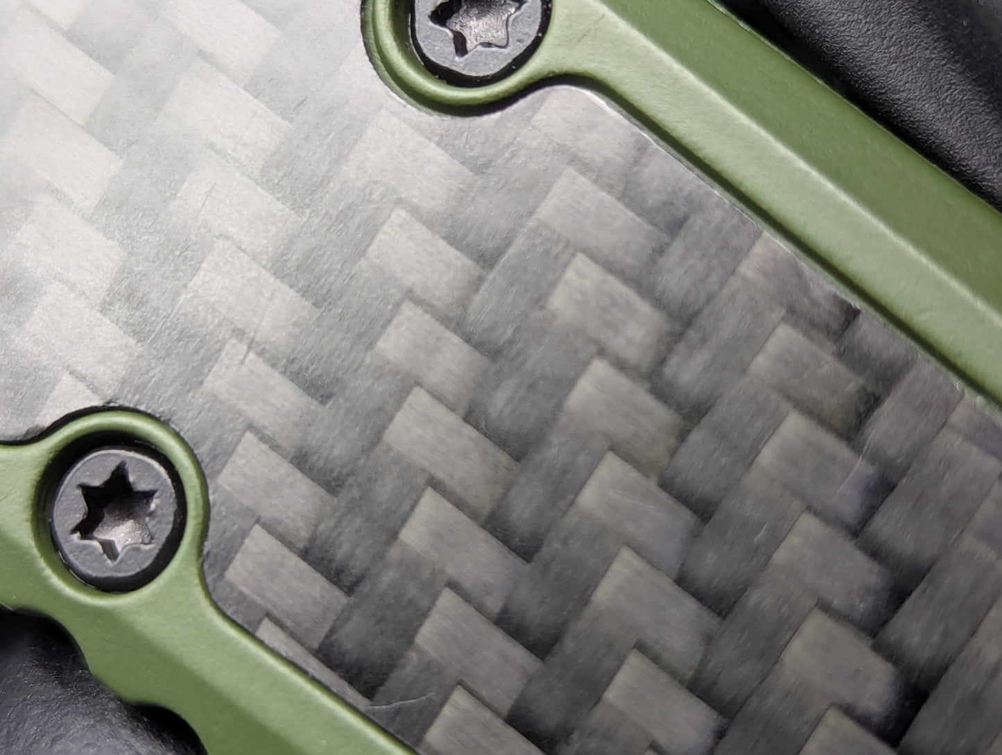 GREEN SFK GLASS BREAKER D/A OTF KNIFE DROP POINT