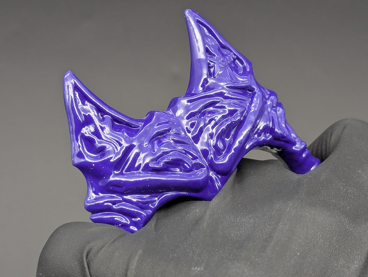 PURPLE ABS WEREWOLF SELF DEFENSE KEYRING