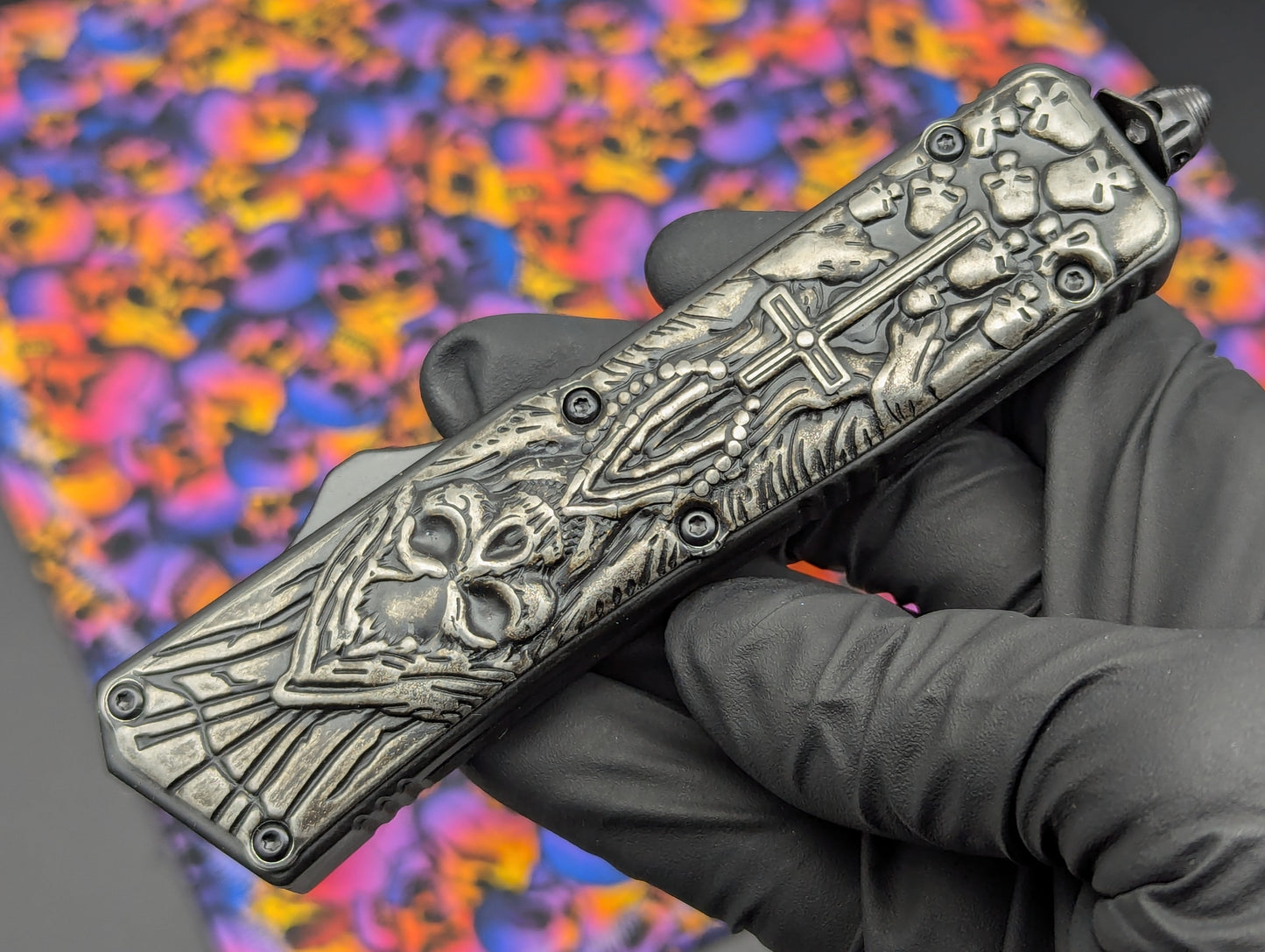 Tactical Reaper Dual Action OTF Knife Double Edge