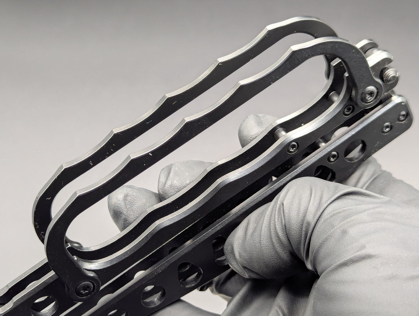 Super Knife Black Trench Balisong Zombie Killer