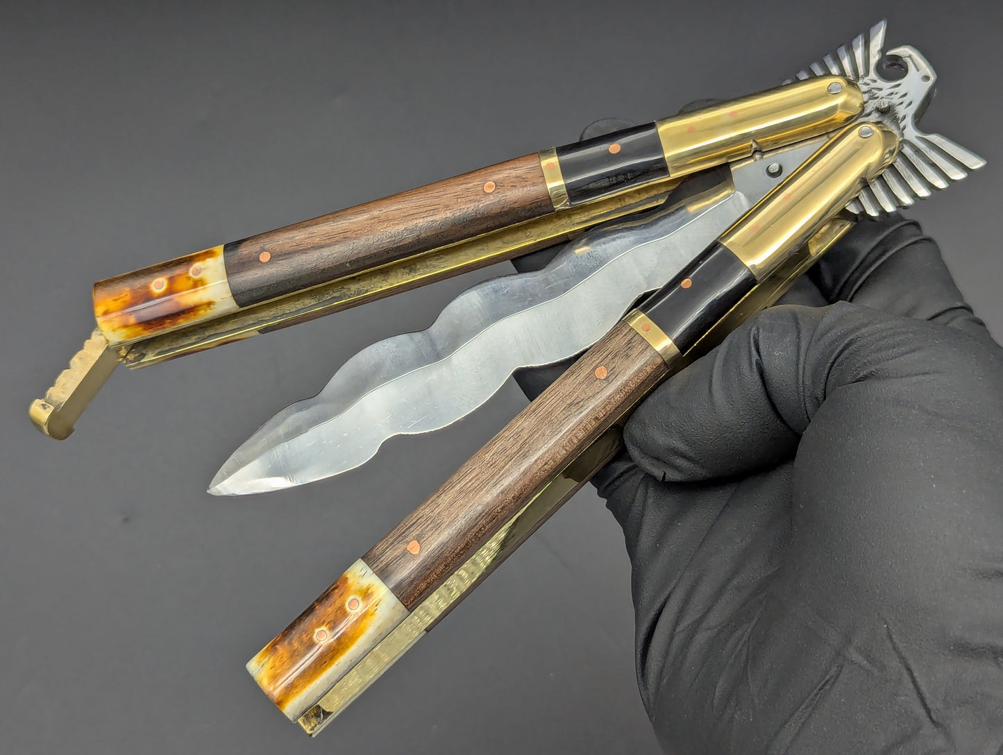 11" Eagle Tang Philippines Handmade Balisong Kris