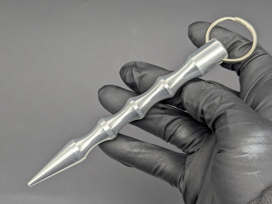 5.5" CHROME SELF DEFENSE KUBATON KEYRING