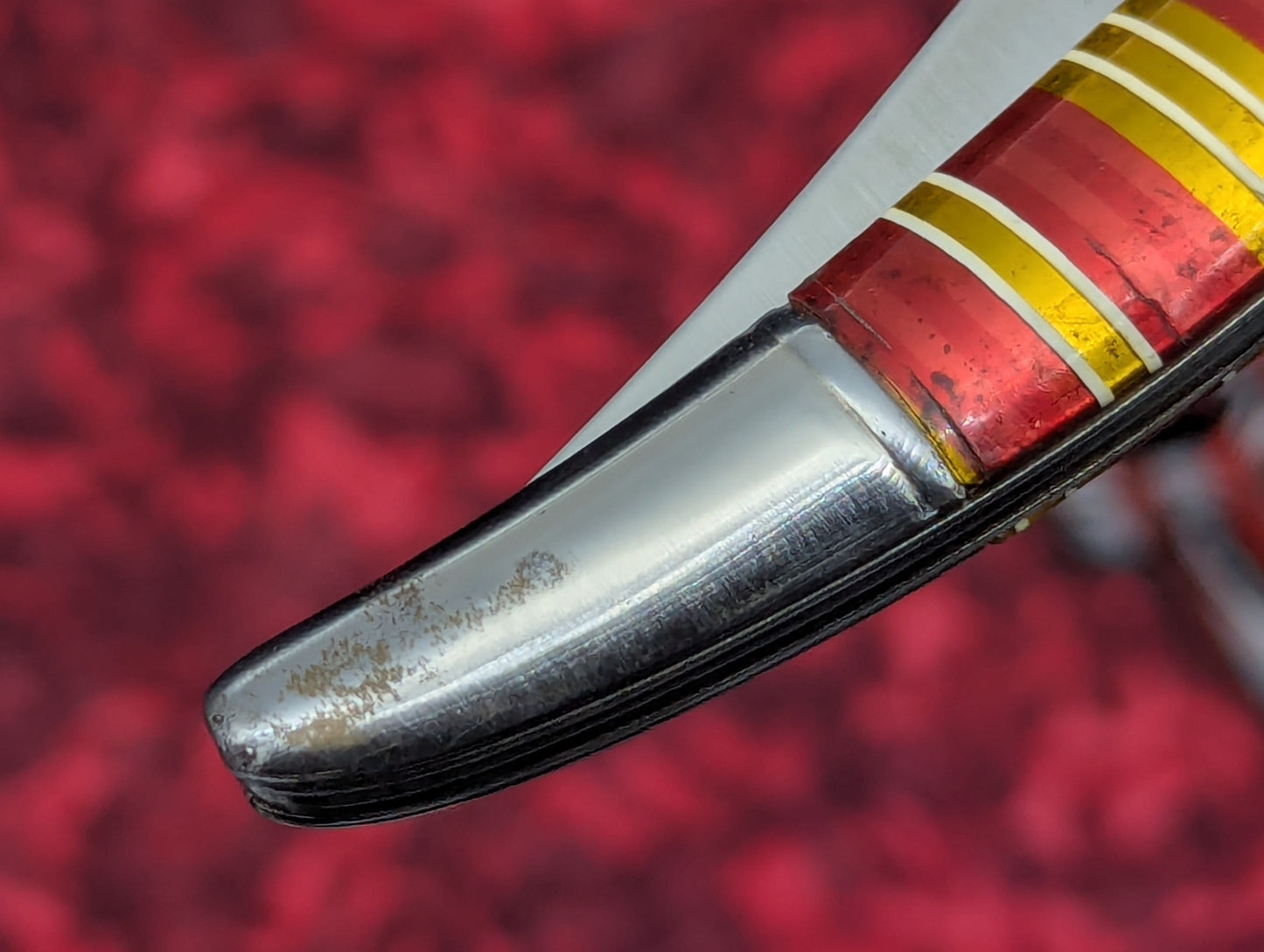 ANTIQUE IMPERIAL USA CANDYSTRIPE SWITCHBLADE KNIFE