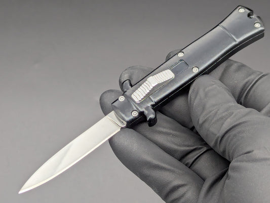 3.25" BLACK MINI D/A OTF KNIFE