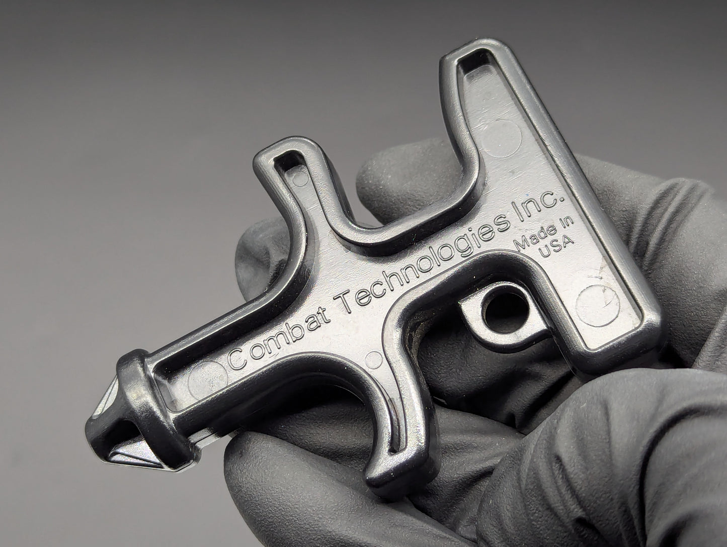 BLACK COMBAT TECHNOLOGIES IMPACT PLASTIC SELF DEFENSE KEYRINGS