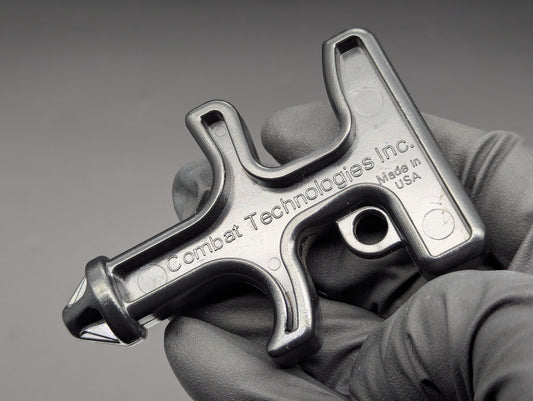 BLACK COMBAT TECHNOLOGIES IMPACT PLASTIC SELF DEFENSE KEYRINGS