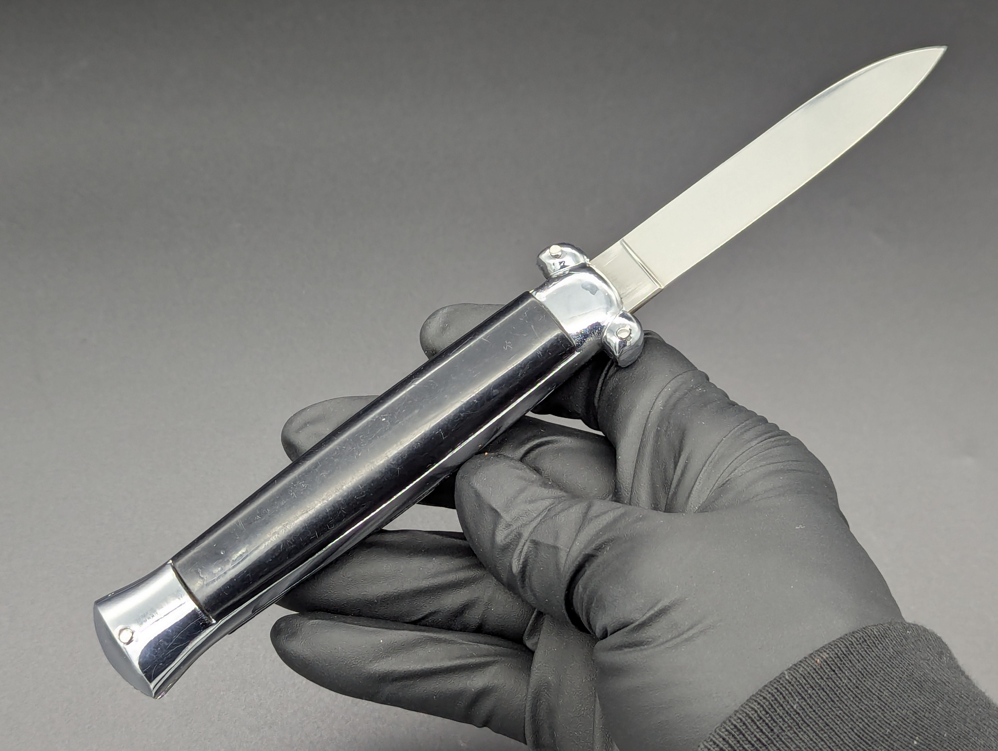 40s ウールスポーツジャケット　ナイフプリーツ Vintage C.JUL. HERBERTZ Patented D/A Bunny Ear OTF Knife