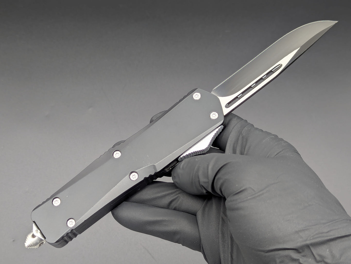 9" CLASSIC BLACK D/A OTF AUTOMATIC KNIFE