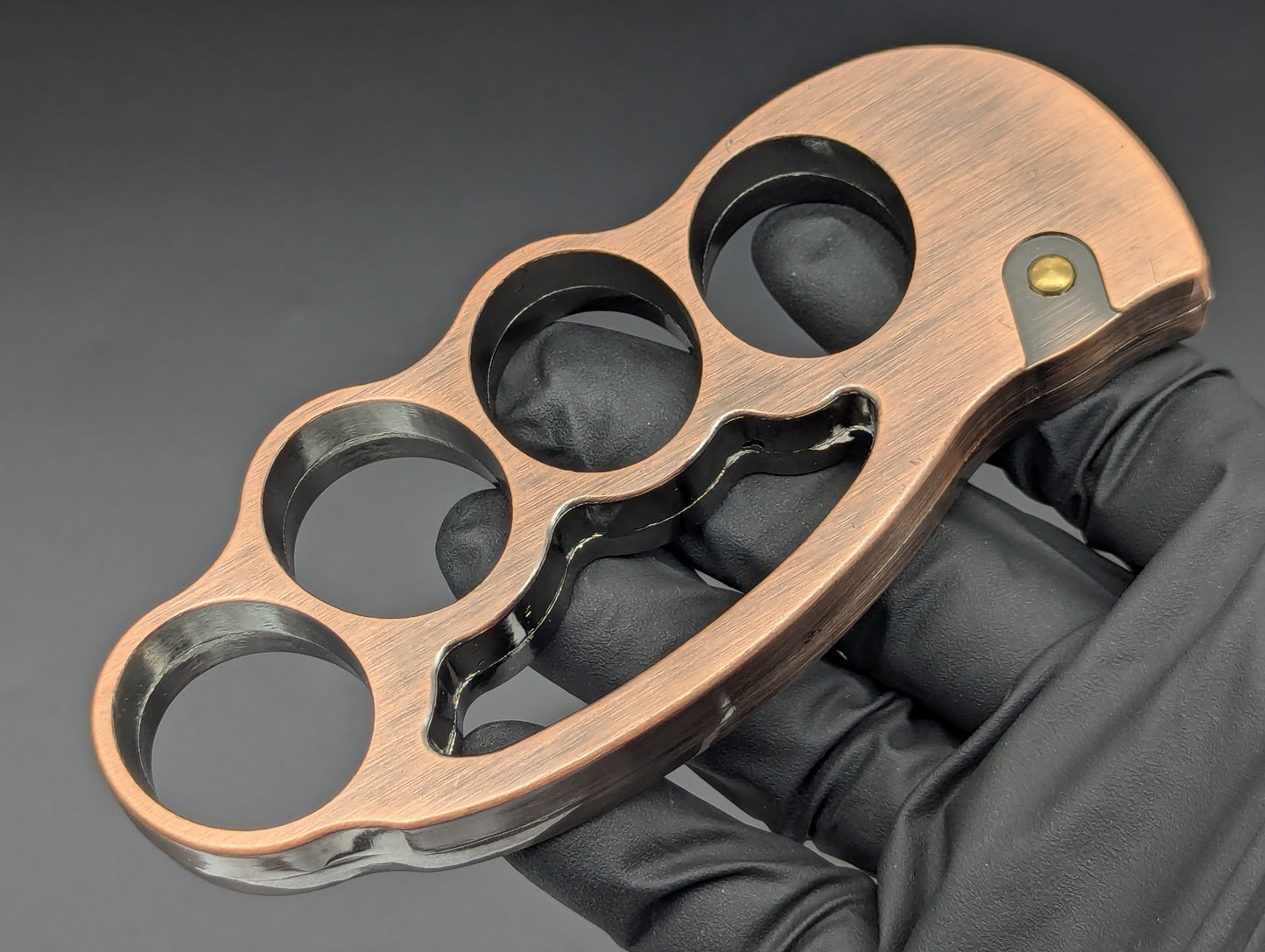 HAWKBILL KARAMBIT AUTOMATIC KNUCKLE KNIFE COPPER