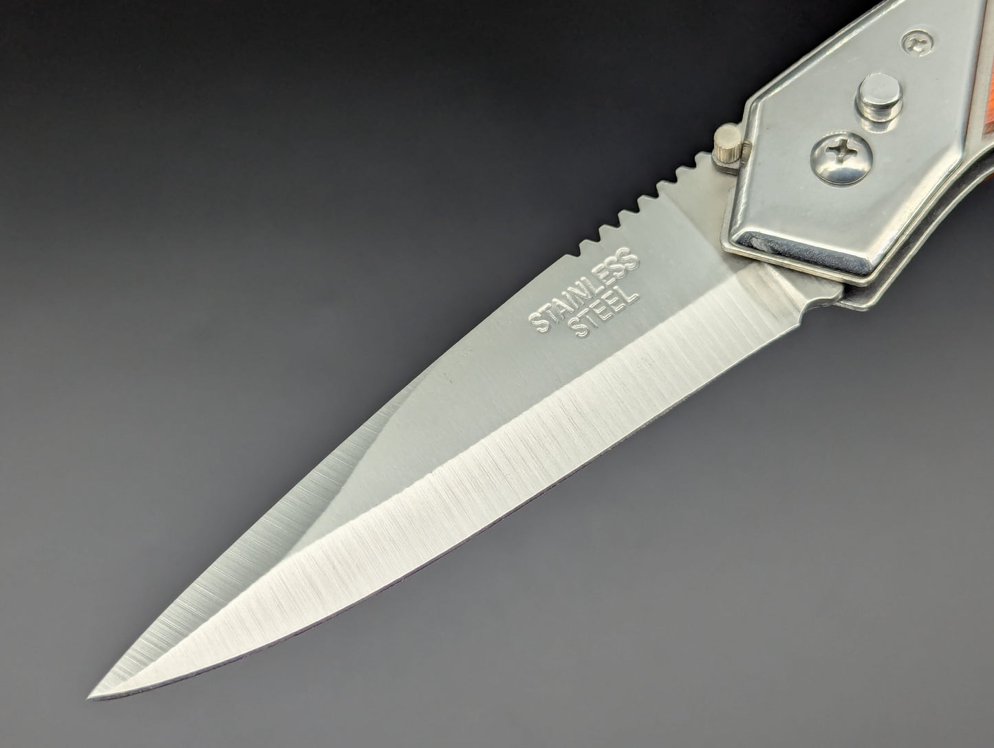 9.25"XL ROSEWOOD HAWK AUTOMATIC OPENING KNIFE