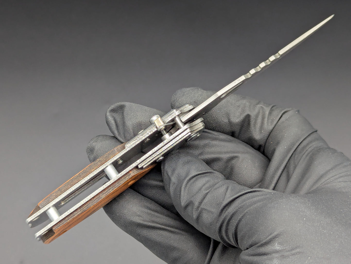 5.75" MINI ROSEWOOD SWITCHBLADE KNIFE