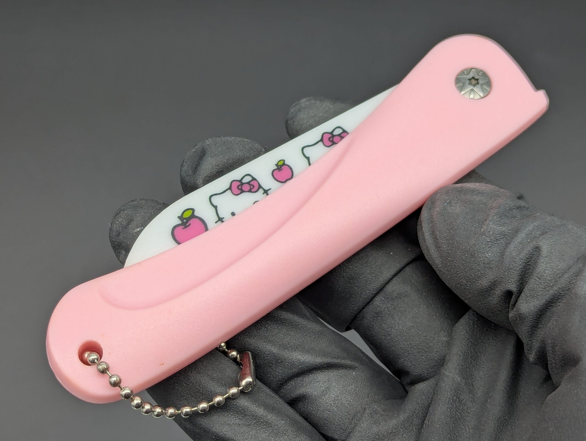 Hello Kitty Ceramic Blade Folding Knife LIGHTNING OTF KNIVES Hello Kitty Ceramic Blade Folding Knife LIGHTNING OTF KNIVES