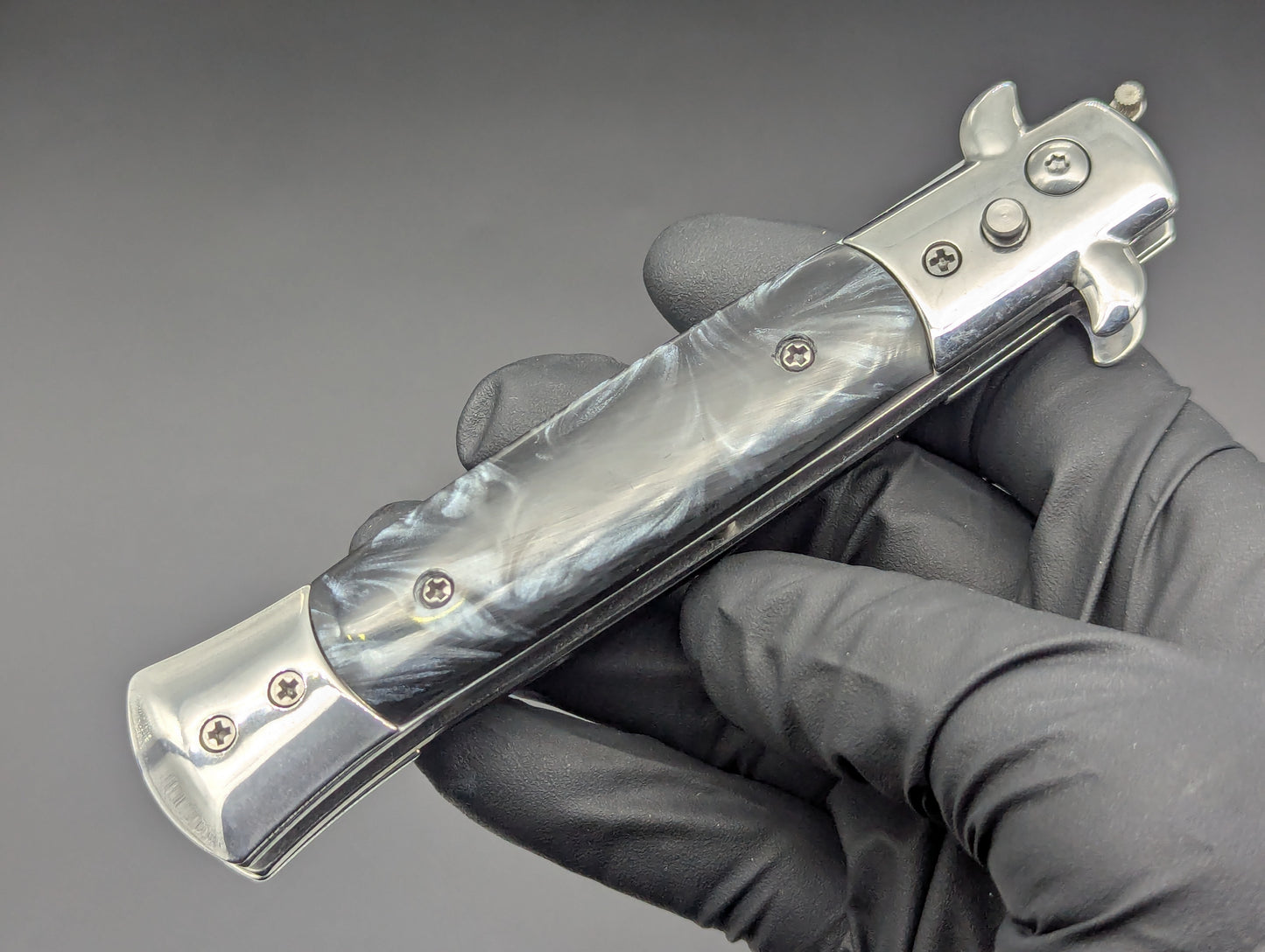 BLACK PEARL MILANO DIABLO STILETTO SWITCHBLADE