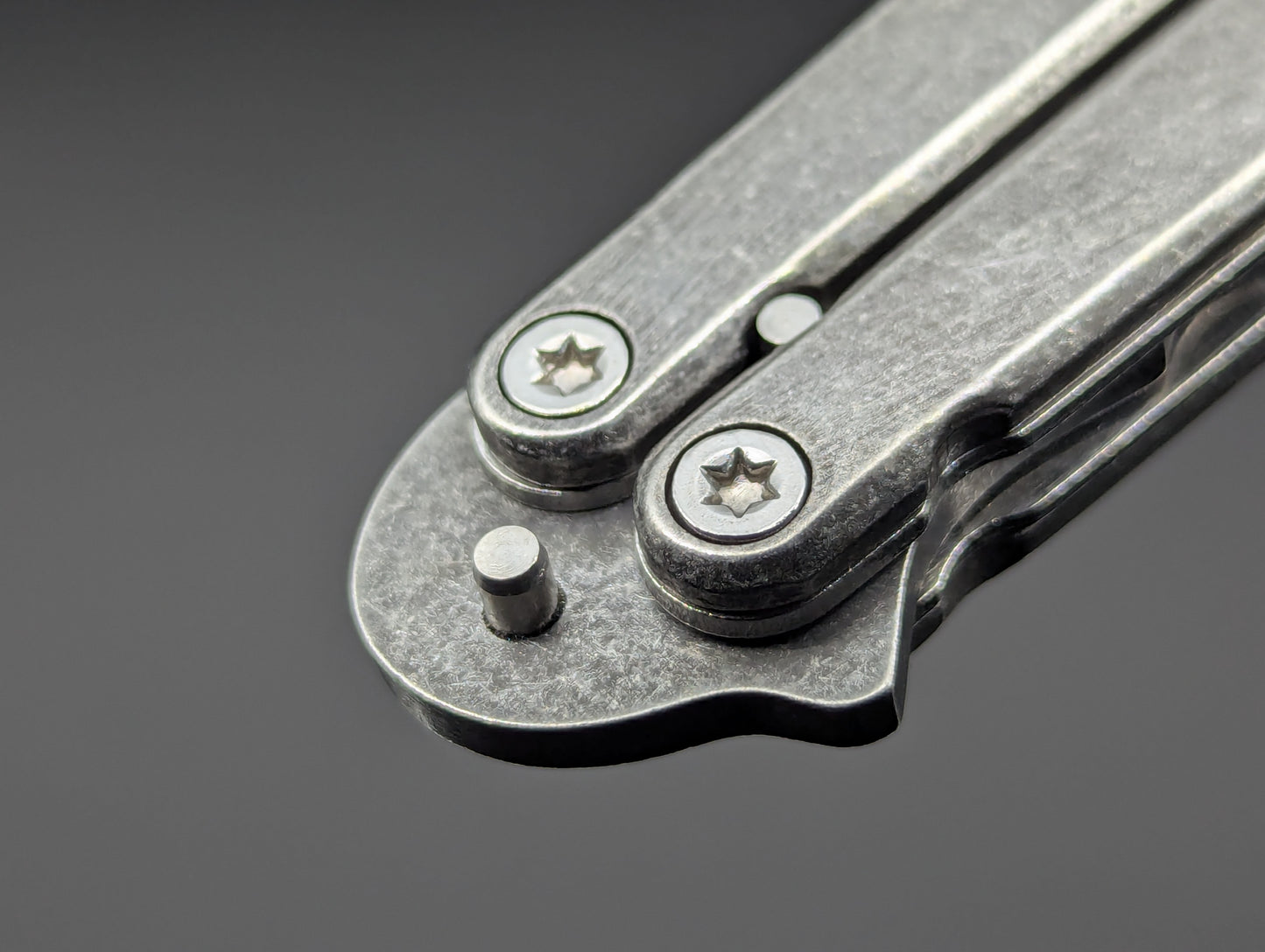 STONEWASHED TANTO WHIPLASH BUTTERFLY KNIFE