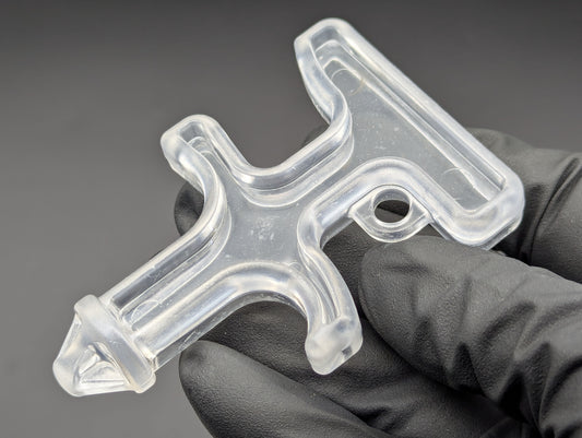 CLEAR COMBAT TECHNOLOGIES IMPACT PLASTIC SELF DEFENSE KEYRINGS