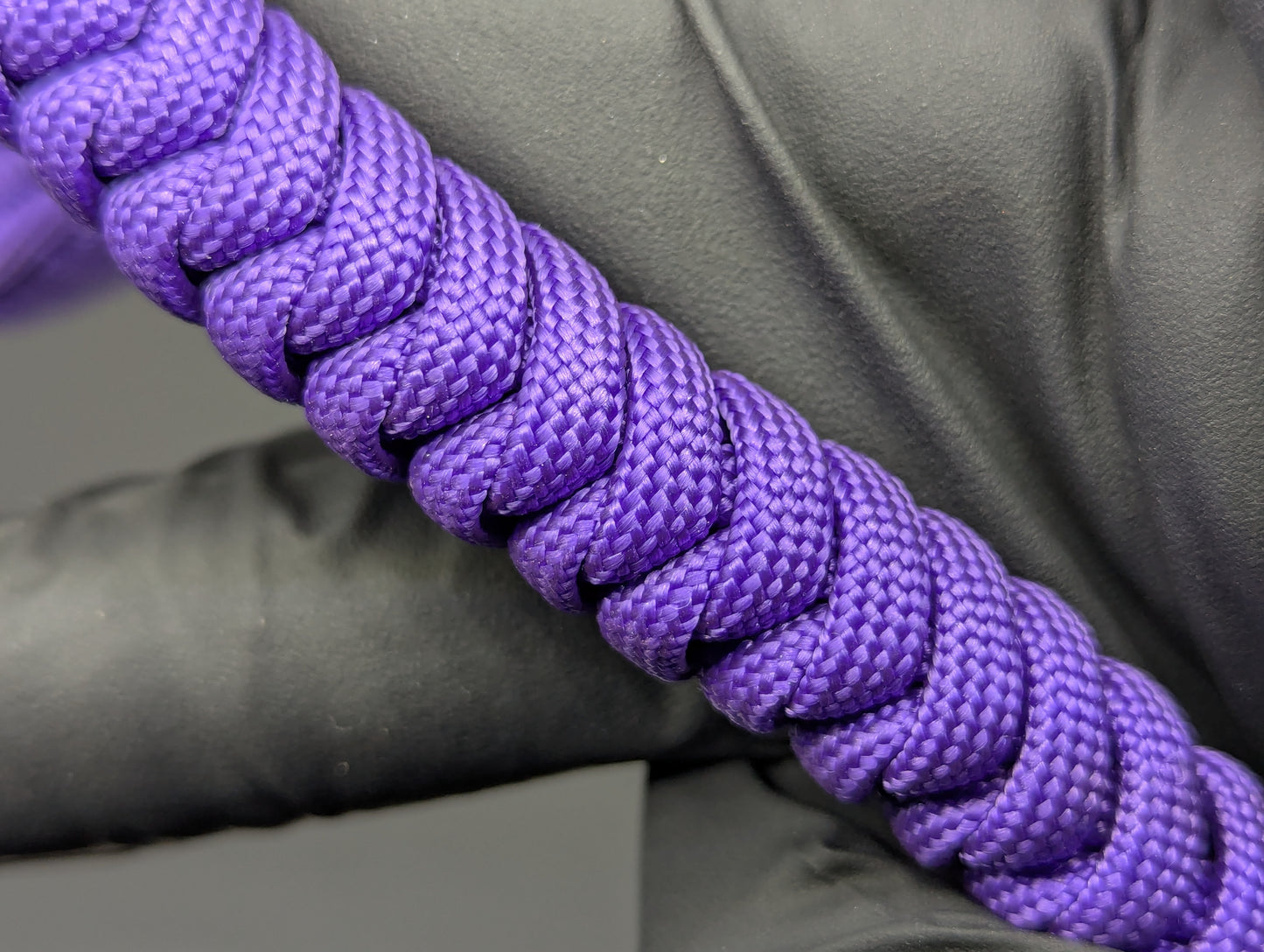 SOLID PURPLE 550 PARACORD SELF DEFENSE MONKEY FIST