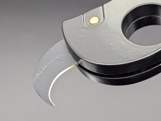 KNOCK OUT DUSTER KARAMBIT AUTOMATIC KNIFE BLACK