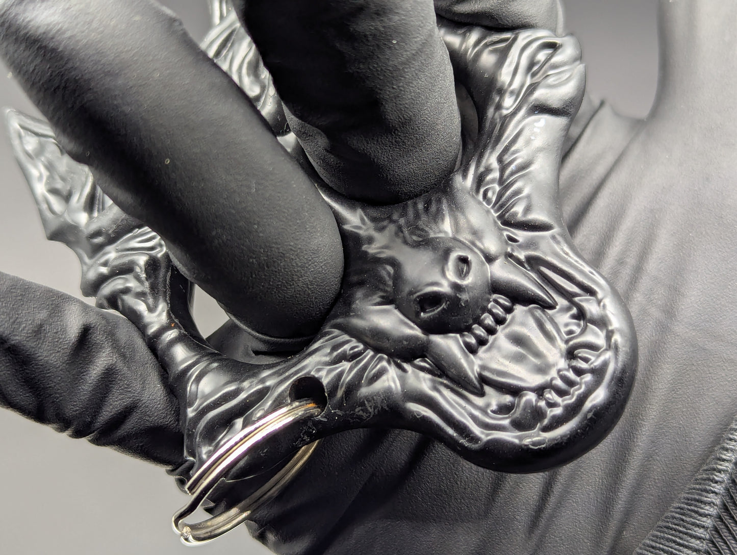 BLACK ABS WEREWOLF SELF DEFENSE KEYRING