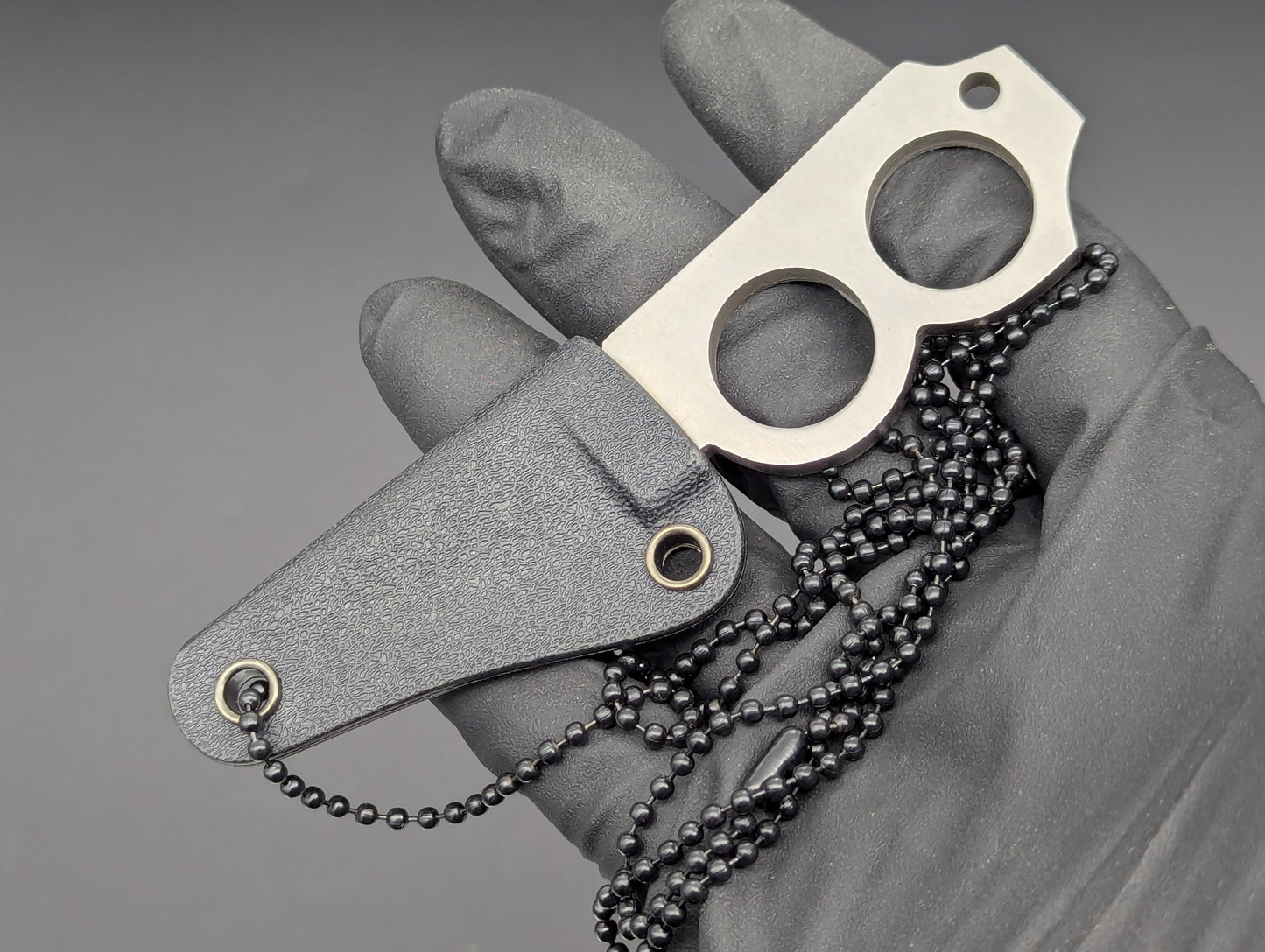 4" STAINLESS STEEL MINI NECK KNIFE w/ SHEATH