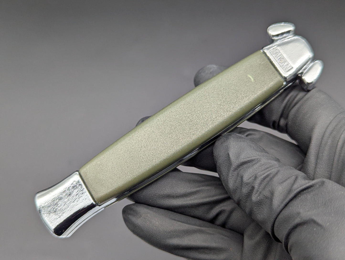 RARE NOS VINTAGE 80's TAIWAN GREEN NATO MILITARY OTF KNIFE