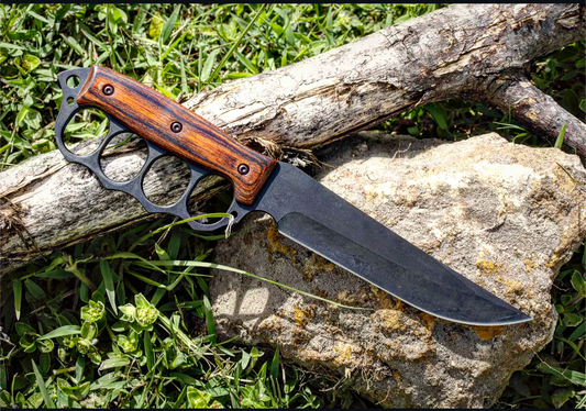 12.5" FULL TANG KNUCKLE TRENCH KNIFE