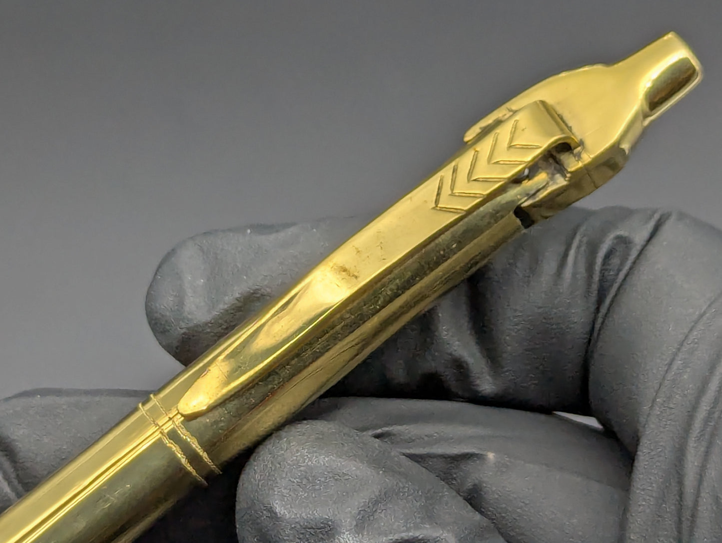 "FHM" PHILIPPINES HANDMADE BRASS BALISONG PEN