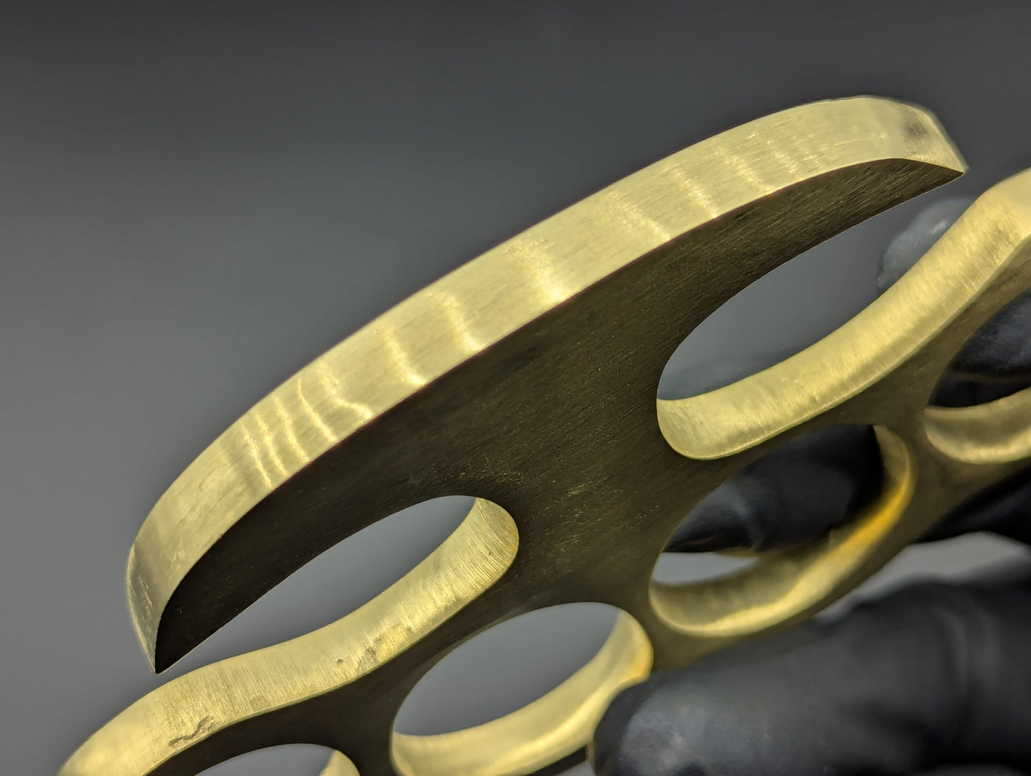5TH ACE LINCOLN STYLE SOLID BRASS STOCK KNUCKLE DUSTER